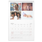 Aangepaste fotokalender | 4 afbeelding maand per j kalender (Mar 2027)