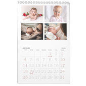 Aangepaste fotokalender | 4 afbeelding maand per j kalender (Jan 2026)