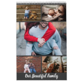 Aangepaste fotokalender | 4 afbeelding maand per j kalender (Hoes)