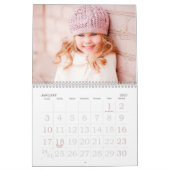 Aangepaste fotokalender, bewerkbare agenda kalender (Jan 2027)