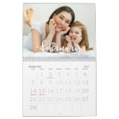 Aangepaste fotokalender, bewerkbare agenda kalender (Feb 2027)