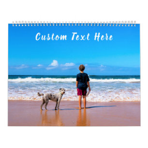 Aangepaste fotokalender Cadeau Uw huisdier foto en Kalender