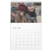 Aangepaste fotokalender Eenvoudige Creëer Kalender (Jan 2027)