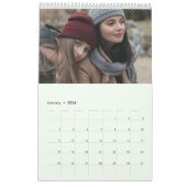 Aangepaste fotokalender Eenvoudige Creëer Kalender (Jan 2026)