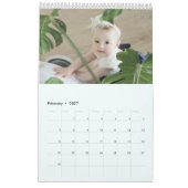 Aangepaste fotokalender Eenvoudige Creëer Kalender (Feb 2027)