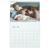 Aangepaste fotokalender Eenvoudige Creëer Kalender (Mar 2027)