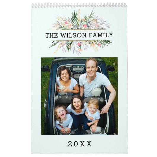 Aangepaste fotokalender Eenvoudige Creëer Kalender (Hoes)