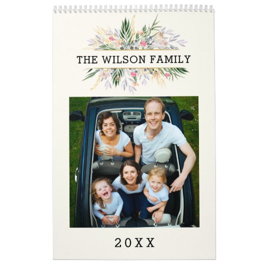 Aangepaste fotokalender Eenvoudige Creëer Kalender (Hoes)