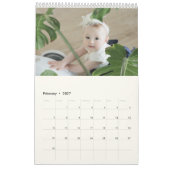 Aangepaste fotokalender Eenvoudige Creëer Kalender (Feb 2027)