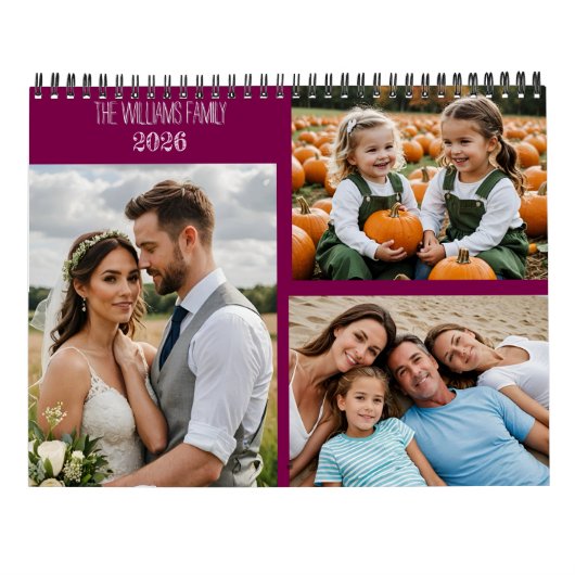 Aangepaste fotokalender – Foto's van een hele pagi Kalender (Achterkant)