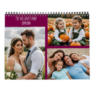 Aangepaste fotokalender – Foto's van een hele pagi Kalender