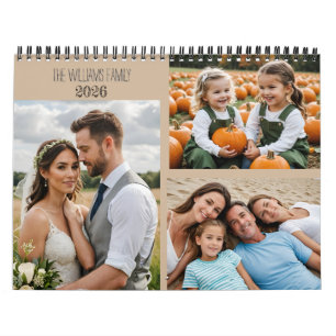 Aangepaste fotokalender – Foto's van een hele pagi Kalender