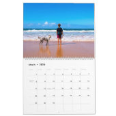 Aangepaste fotokalender Gift uw foto's en tekst Kalender (Mar 2026)