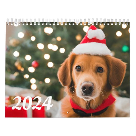 Aangepaste fotokalender - Hond, Huisdieren, Famili Kalender (Hoes)