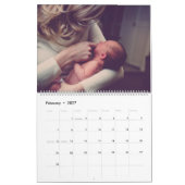 Aangepaste fotokalender kalender (Feb 2027)