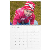 Aangepaste fotokalender kalender (Mar 2026)