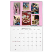Aangepaste fotokalender kalender (Feb 2027)