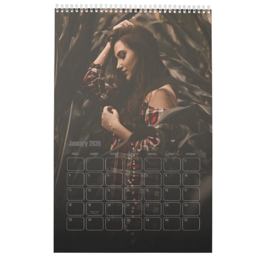 Aangepaste fotokalender kalender (Jan 2026)