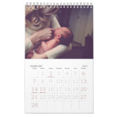 Aangepaste fotokalender kalender (Feb 2027)