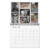 Aangepaste fotokalender kalender (Feb 2027)