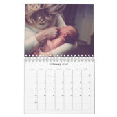 Aangepaste fotokalender kalender (Feb 2027)