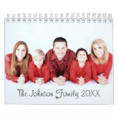 Aangepaste fotokalender kalender (Hoes)