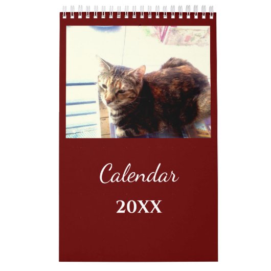 Aangepaste fotokalender kalender (Hoes)