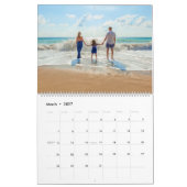 Aangepaste fotokalender met aangepaste tekst kalender (Mar 2027)