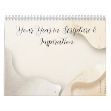 Aangepaste fotokalender met Bijbelverzen