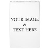 Aangepaste fotokalender op maat kalender (Hoes)