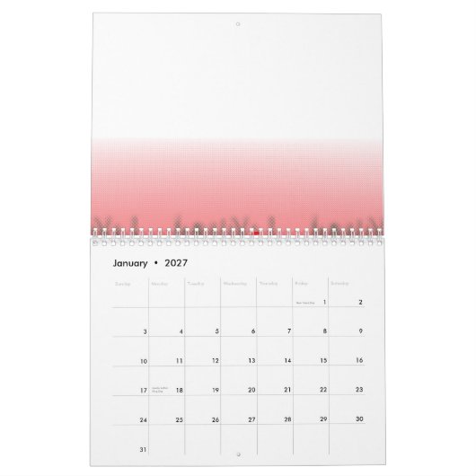 Aangepaste fotokalender | Premium kerstcadeau Kalender (Jan 2027)