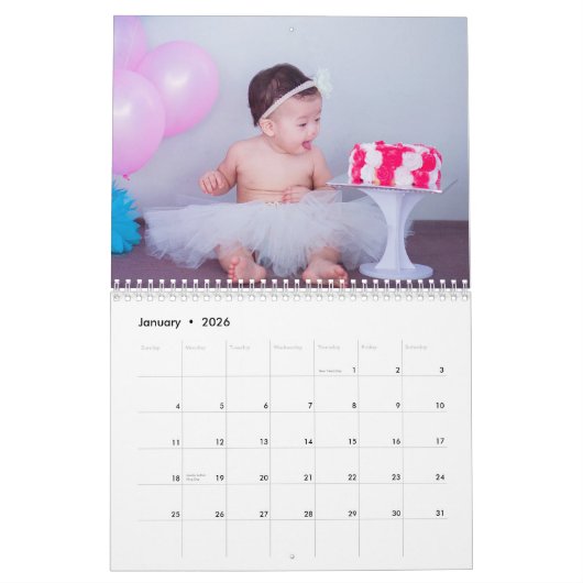 Aangepaste fotokalender | Redactionele tekst Kalender (Jan 2026)