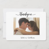 aangepaste fotokalligrafie-tekst bedankt voor je b (Voorkant)