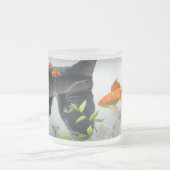 Aangepaste fotokat peerin vistank matglas koffiemok (Center)