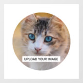 Aangepaste fotokattenhuiswinkel raamsticker (Vel)