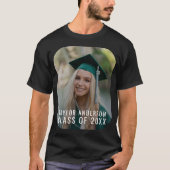 Aangepaste fotoklasse van 20XX Afstuderen Unisex T-shirt (Voorkant)