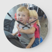 Aangepaste fotoklok grote klok (Voorkant)