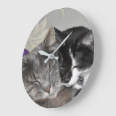 Aangepaste fotoklokkratten die rondstrooien grote klok (Hoek)