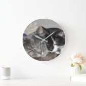 Aangepaste fotoklokkratten die rondstrooien grote klok (Huis)