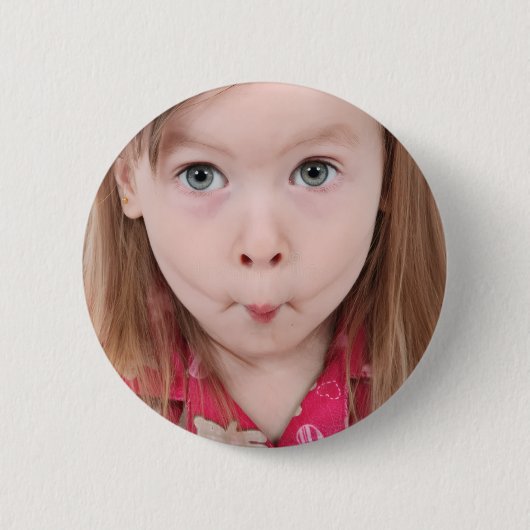 Aangepaste fotoknop | Maak je eigen leuke ontwerp Ronde Button 5,7 Cm (Voorkant)