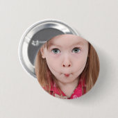 Aangepaste fotoknop | Maak je eigen leuke ontwerp Ronde Button 5,7 Cm (Voorkant /achterkant)
