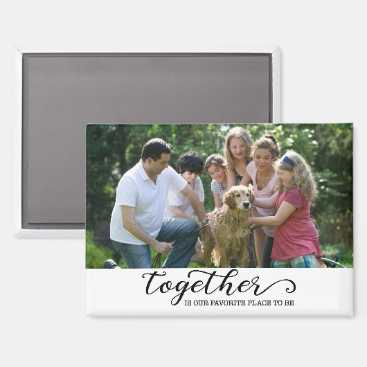 Aangepaste fotokoelkast magneet (Voorkant / Achterkant)