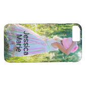 Aangepaste fotokoffer met naam Case-Mate iPhone case (Achterkant (Horizontaal))