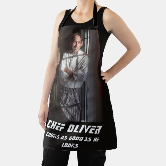 Aangepaste fotokok schort (Insitu)