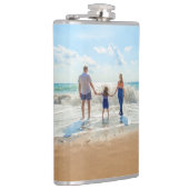 Aangepaste fotokolf met uw foto's cadeau heupfles (Rechts)