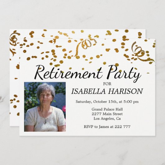 Aangepaste fotokorting kaart (Voorkant / Achterkant)