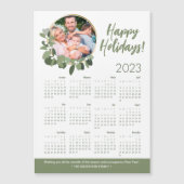 Aangepaste fotokrans 2023 kalender Prettige feestd (Voorkant)