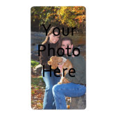 Aangepaste fotolabels etiket (Voorkant)