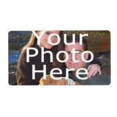 Aangepaste fotolabels etiket (Voorkant)