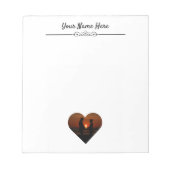 Aangepaste fotolaptop met naam notitieblok (Voorkant)